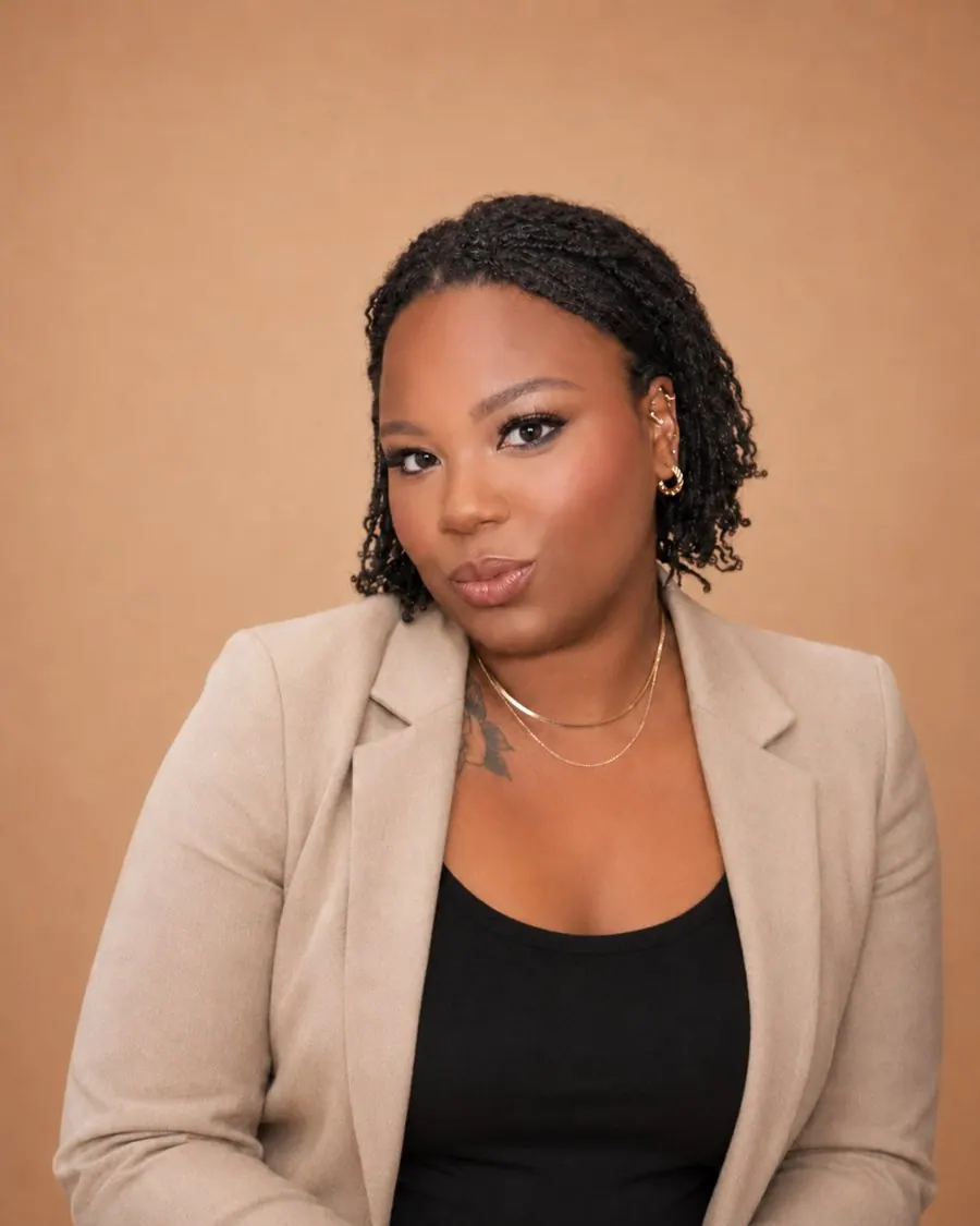 Yasmine, licensed cosmetologist and traditional locs loctician at The2TiteXperience